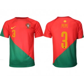 Portugal Pepe #3 Domaci Dres SP 2022 Kratak Rukavima
